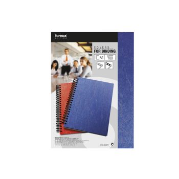   Spirál hátlap FORNAX A/4 250gr 1/100 matt (bőrhatású) kék