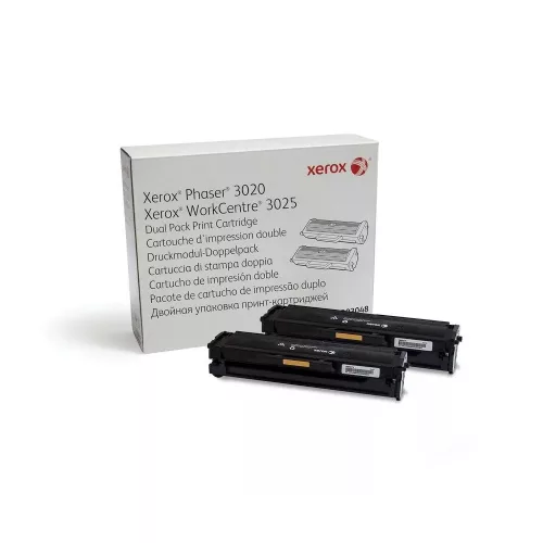 Xerox Phaser 3020,3025 Dupla Toner 2x1,5k (Eredeti)
