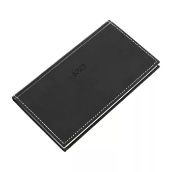   Zsebnaptár fekvő Bolero, krémszínű lapokkal fekete Realsystem 2025.