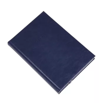   Határidőnapló Standard B/5, napi fehér lapokkal kék Realsystem 2026.