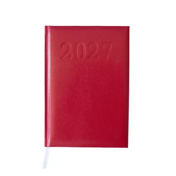   Határidőnapló agenda Standard A/5, napi, fehérlapokkal (bordó) 2027. Bluering®