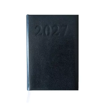  Határidőnapló agenda Standard A/5, napi, fehérlapokkal (fekete) 2027. Bluering®
