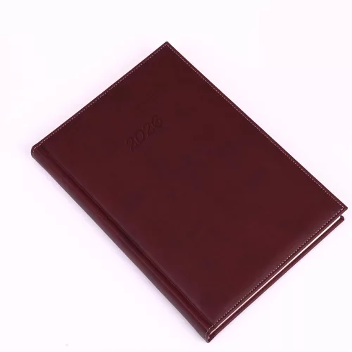 Határidőnapló Bolero B/5 napi, krémszínű lapokkal (barna) 2025.