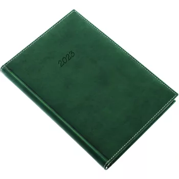   Határidőnapló Bolero A/5 napi, krémszínű lapokkal (zöld) 2024.