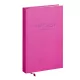 Tanári határidőnapló A5, műbőr 150mmx210mm, fehér lapokkal pink 2025/2026 Realsystem