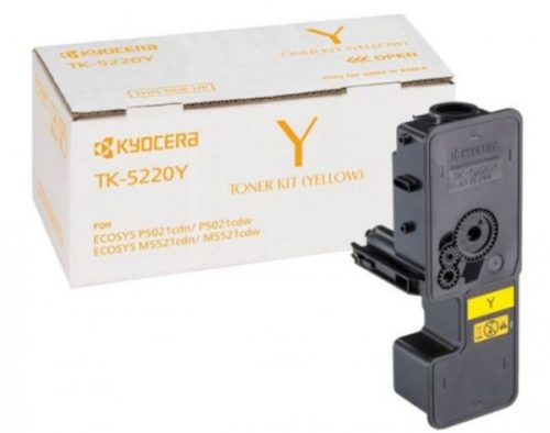 Kyocera TK-5220 Toner Yellow 1.200 oldal kapacitás