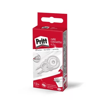   HIBAJAVÍTÓ ROLLER 6MM X 12M UTÁNTÖLTHETŐ KÉZÍRÁSHOZ JAVASOLT PRITT