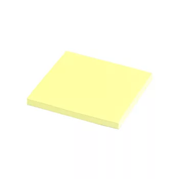   Jegyzettömb static, ragasztó nélkül tapadó 100 lap 75x75 mm neon sárga