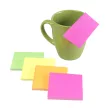 Jegyzettömb static, ragasztó nélkül tapadó 100 lap 75x75 mm neon sárga