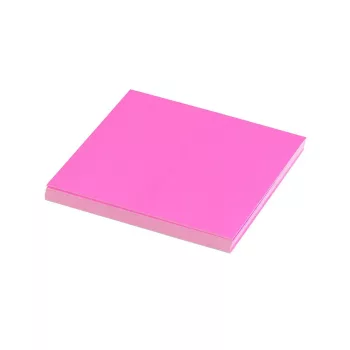  Jegyzettömb static, ragasztó nélkül tapadó 100 lap 75x75 mm neon rózsa