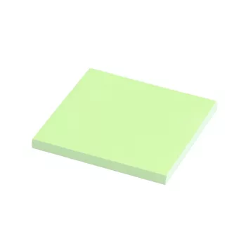   Jegyzettömb ragasztó nélkül tapadó 100 lap 75x75 mm STATIC neon zöld