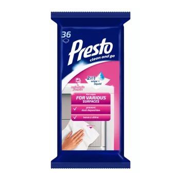 PRESTO univerzális törlőkendő 36 db/cs