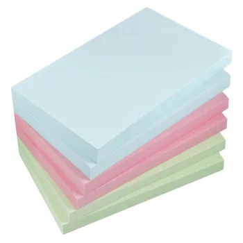 Jegyzettömb öntapadós 40X50 mm sárga, 3x100 lap