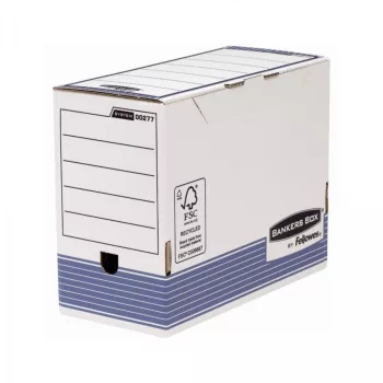   Archiváló doboz 150 mm, FELLOWES Bankers Box System, 10 db/csomag, kék