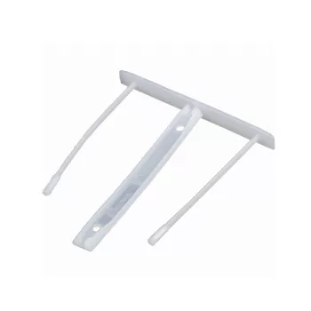   Lefűzőklip, műanyag, 85mm, Fellowes® Bankers Box, 100 db/csomag, fehér