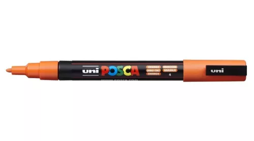 Dekormarker UNI POSCA PC-3M narancs