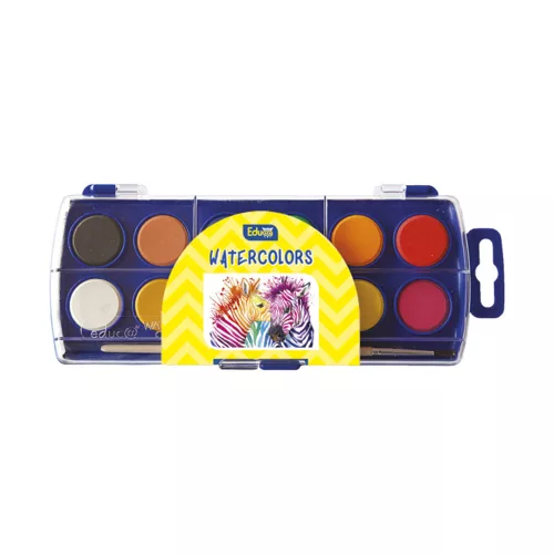Vízfesték EDUCA 12-es készlet, 23 mm