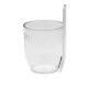 Írószertartó pohár kerek átlátszó PILOT