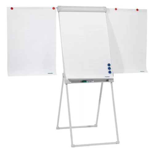 Flipchart tábla 67x95 cm mágneses,2 db segédkarral, ProLine FRANKEN
