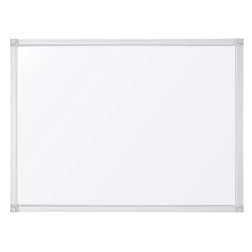 Fehértábla mágneses alukeretes,zománcozott,antimikrobiális 90x120 cm ValueLine FRANKEN