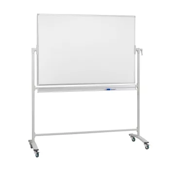   Fehértábla forgatható kétoldalas mágneses, zománcozott,antimikrobiális, 90x120 cm PremiumLine FRANKEN