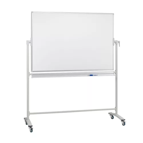 Fehértábla forgatható kétoldalas mágneses, zománcozott,antimikrobiális, 90x120 cm PremiumLine FRANKEN