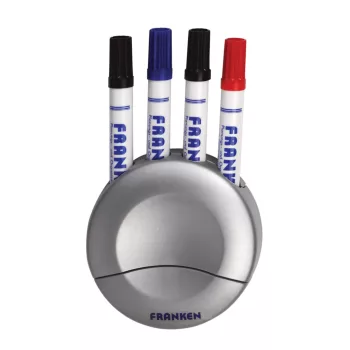   Táblatörlő kerek 4db táblamarker tárolására alkalmas FRANKEN