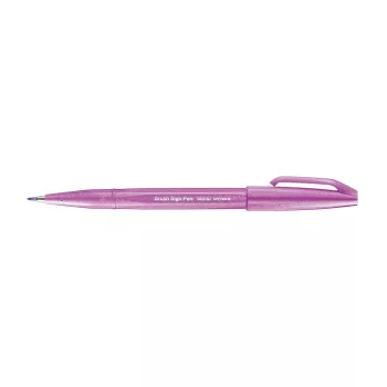   Ecsettoll kalligrafikus hajlékony hegyű SES15C-P2X Pentel Brush Sign Pen mályva