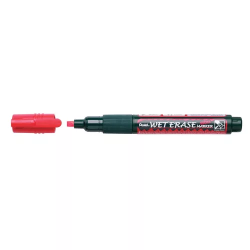 Krétamarker vágott, törölhető folyékony SMW26-BO PENTEL piros