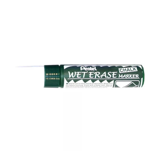 Krétamarker vágott, extra vastag törölhető folyékony SMW56-WO PENTEL fehér