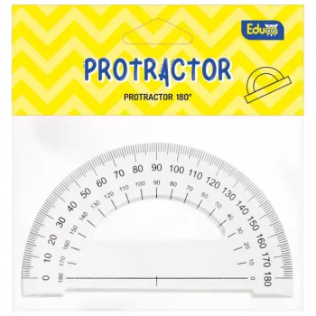 Szögmérő EDUCA 180 fokos, felakaszható tasakban