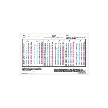 TB számfejtési naptár