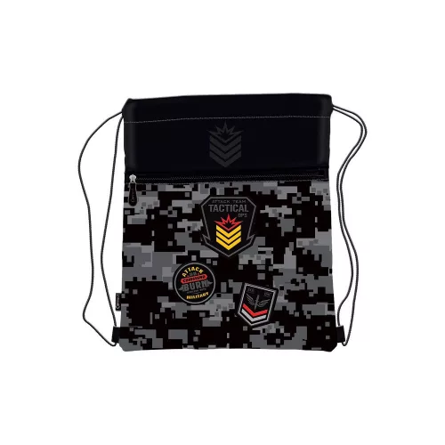 Tornazsák CONNECT 2021 ARMY  fekete szürke 29x39x2cm