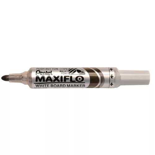 Táblamarker 2,5 mm, kerek, PENTEL MAXIFLO barna 