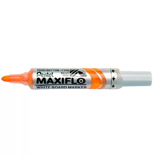 Táblamarker 2,5 mm, kerek, PENTEL MAXIFLO citromsárga