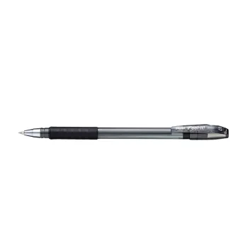   Golyóstoll kupakos 0,35mm, háromszög fogózóna Pentel Feel it BX487-A, írásszín fekete