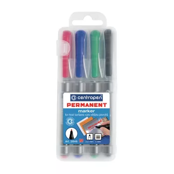 Permanent marker M 1 mm CENTROPEN 2846 4-es klt