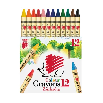 Zsírkréta kerek 12 db -os SÜNI