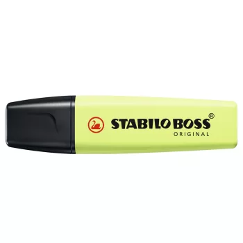   Szövegkiemelő 2-5mm vágott hegyű, STABILO BOSS Pastel 70/133 lime