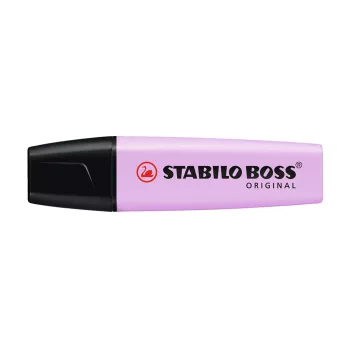   Szövegkiemelő 2-5mm vágott hegyű, STABILO BOSS Pastel 70/155 orgona