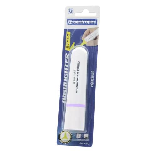 Szövegkiemelő CENTROPEN 6252 vágott végű 1-4,6 mm pasztel lila