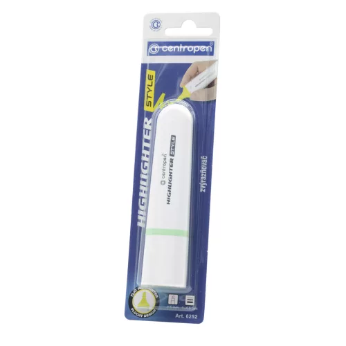 Szövegkiemelő CENTROPEN 6252 vágott végű 1-4,6 mm pasztel zöld