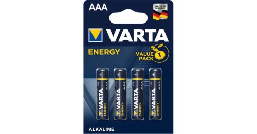 Elem AAA mikro LR03 energy 4db/csomag VARTA