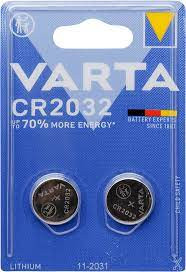 Gombelem CR 2032 2db/csomag VARTA