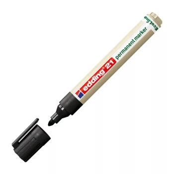 Alkoholos marker 1,5-3mm, Edding 21 EcoLine fekete