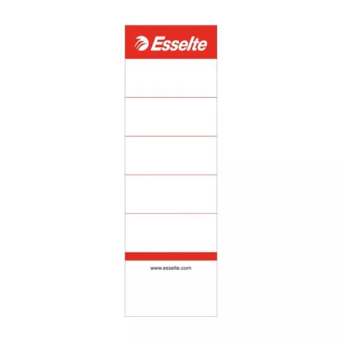 Cserecímke iratrendezőhöz kétoldalas 50x158 mm ESSELTE fehér 10 db/csom
