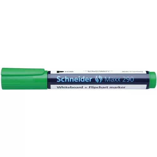 Tábla- és flipchart marker 2-3 mm kerek végű SCHNEIDER Maxx 290 zöld