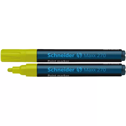 Lakkmarker 1-3 mm SCHNEIDER Maxx 270 sárga