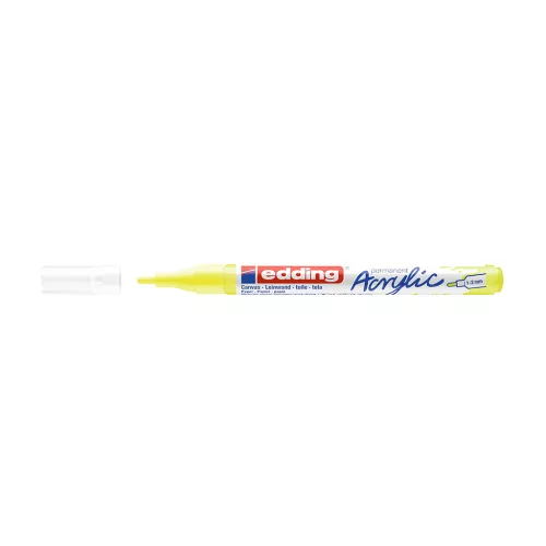 Akril marker 1-2 mm EDDING 5300 Neon sárga D10