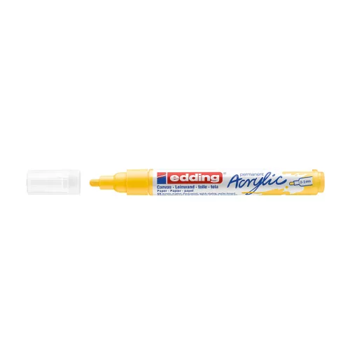 Akril marker 2-3 mm EDDING 5100 Citromsárga D10